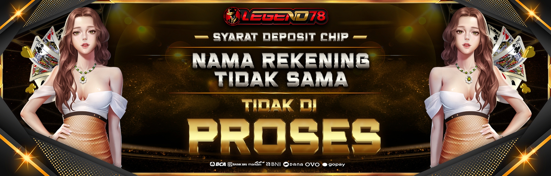 DEPOSIT WAJIB MEMAKAI REKENING TERDAFTAR YANG SAMA 